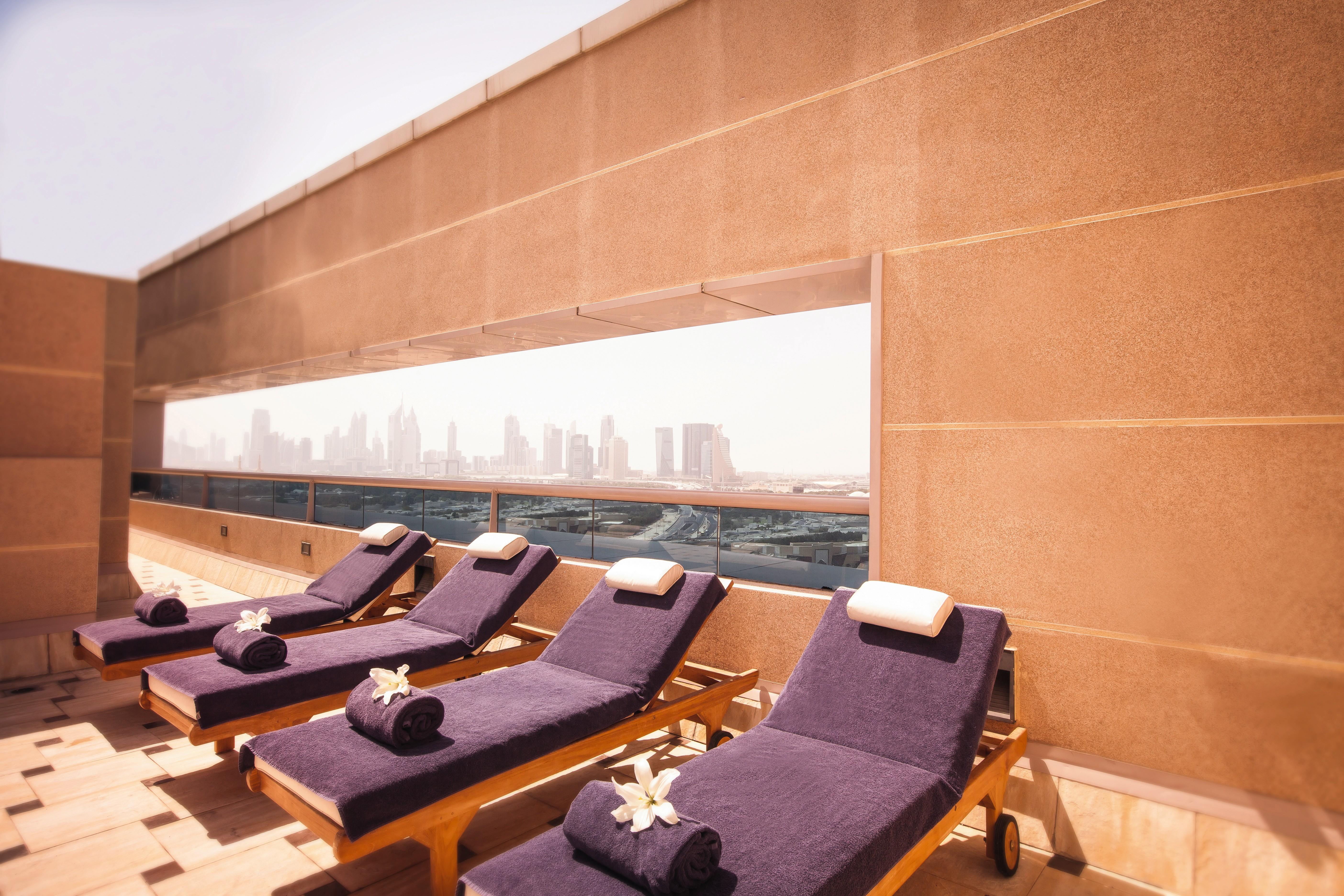 Moevenpick Hotel & Apartments Bur Dubaj Kültér fotó The spa at the Jumeirah Atlantis